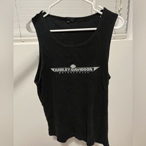 Harley Davidson Tank Top Mens Black Prince George Biker Sleeveless Shirt